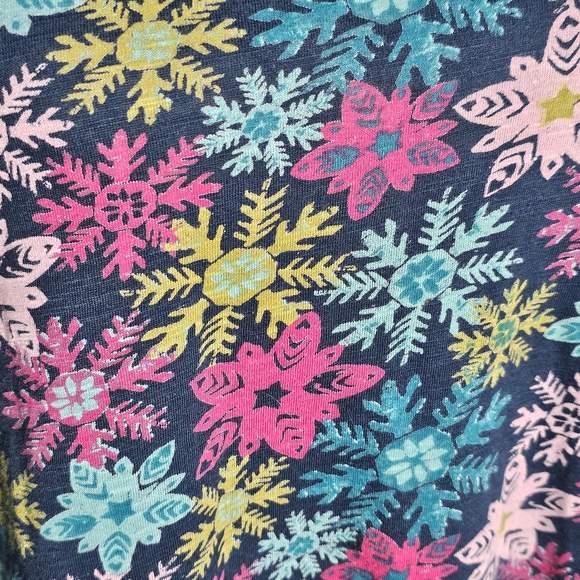 UK Brand Mistral Snowflake Tunic Top Size 10 US - Picture 7 of 11